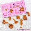 2Pcs Sewing Theme Silicone Chocolate Molds for DIY Baking Making ST-CJ0007-56-7