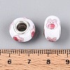 Opaque Resin European Beads RPDL-T004-01K-3