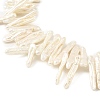 Natural Baroque Keshi Pearl Beads Strands PEAR-B004-02A-01A-3