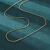Brass Venetian Chain NJEW-E151-04G-1