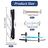 3-Tier Acrylic Sword Katana Holder Stands ODIS-WH0017-109B-2