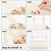 4- Tier Wood Display Stands ODIS-WH0027-028-4
