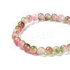 Faceted Rondelle Dyed Natural White Jade Bead Strands LS-G-D073-01C-4