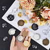 10Pcs 5 Colors Alloy Pendant Cabochon Settings DIY-SC0023-47-3