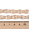 Transparency Electroplate Glass Beads Strands GLAA-T023-40B-04-4