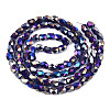 Electroplate Glass Beads Strands EGLA-N002-13-A01-2