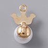Resin Imitation Pearl Pendants FIND-TAC0002-041A-2