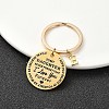 Valentine's Day Brass & 201 Stainless Steel Keychain KEYC-YW00097-05-1