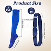 1 Pair Polycotton Solid Color Football Socks AJEW-CL0001-33C-2