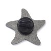 Starfish Alloy Enamel Brooches ENAM-C001-30B-2