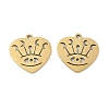 201 Stainless Steel Pendants STAS-P428-02A-G-1