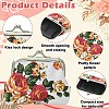 Flower Printed Cloth Wallets AJEW-YWC0001-11A-4
