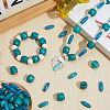 200Pcs 2 Styles Dyed Natural Wood Beads WOOD-PA0001-29B-4