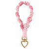 Cotton Braided Flower Pendant Decorations AJEW-TAC0030-032G-07-1