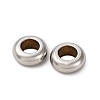 304 Stainless Steel European Beads STAS-P397-01A-P-2