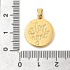 304 Stainless Steel Pendants STAS-C163-03G-3