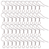100Pcs 304 Stainless Steel Earring Hooks STAS-SC0010-42P-6