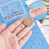 120Pcs 4 Colors 304 Stainless Steel Beads STAS-PH0005-74-3