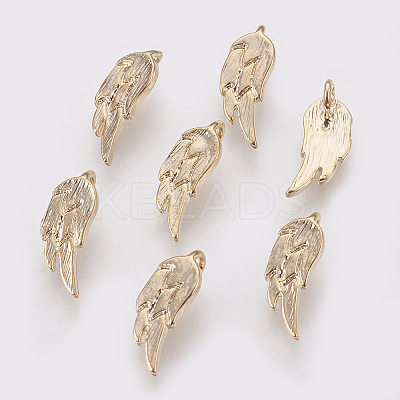 Brass Charms X-KK-T020-114G-1