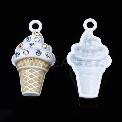 Rack Plating Alloy Enamel Pendants X-PALLOY-N172-005D-1