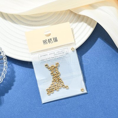 SHEGRACE Rondelle Brass Beads XGRPCU131-252G-1