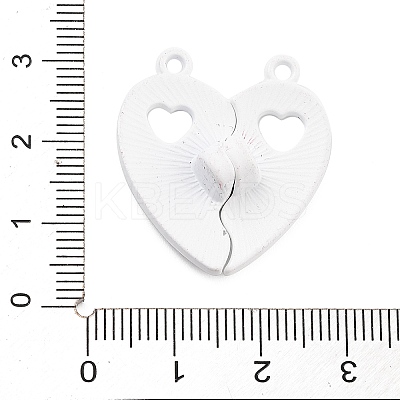 Alloy Enamel Split Pendants ENAM-P255-01A-1