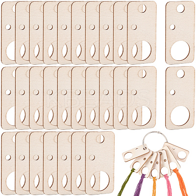 2 Bags Wood Thread Winding Boards AJEW-GF0011-68C-1