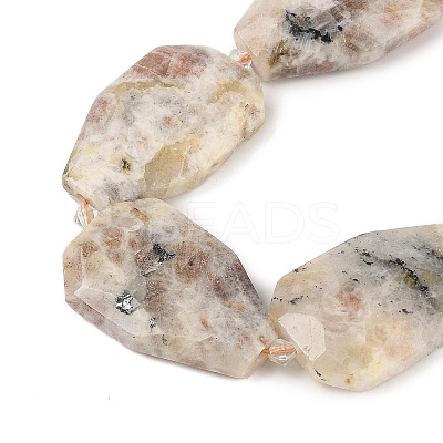 Natural Sunstone Beads Strands G-P548-B13-01-1