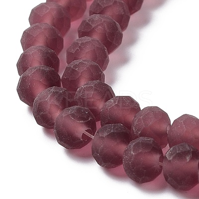 Transparent Glass Beads Strands EGLA-A034-T6mm-MD13-1