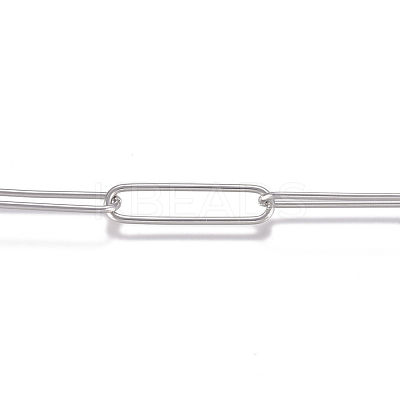Tarnish Resistant 3.28 Feet 304 Stainless Steel Chains X-CHS-G017-09P-1