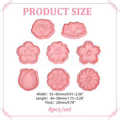 Valentine's Day PP Plastic Cookie Cutters DIY-HY0003-56A-1