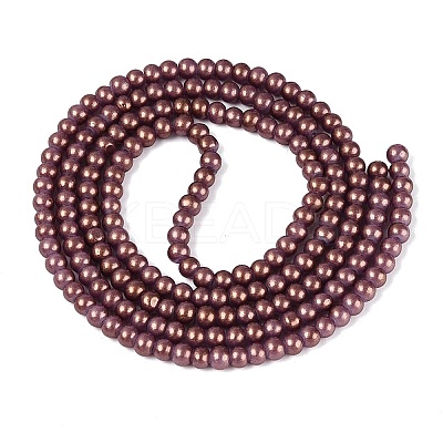 Baking Paint Glass Pearl Beads Strands LS-DGLA-ZX001-05B-18-1