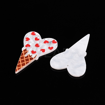 Printed Acrylic Pendants OACR-T028-11-1