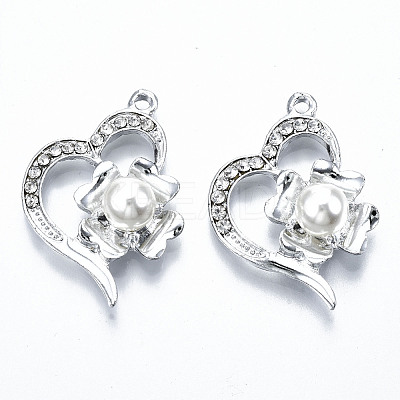 UV Plated Alloy Pendants PALLOY-S181-012-RS-1