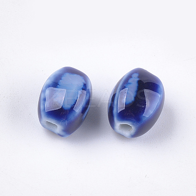 Handmade Porcelain Beads X-PORC-S498-07C-1