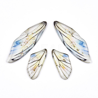 Epoxy Resin Pendants RESI-T057-27B-1