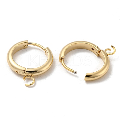 201 Stainless Steel Huggie Hoop Earring Findings STAS-P283-01Z-G-1