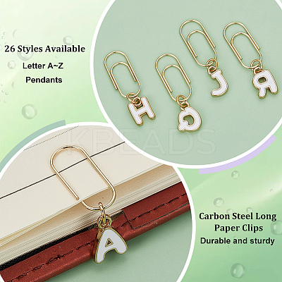 Carbon Steel Long Paper Clips AJEW-OC00019-1