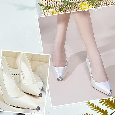 12Pcs 6 Styles Iron & Alloy Toe Cap Covers FIND-GF0005-12-1