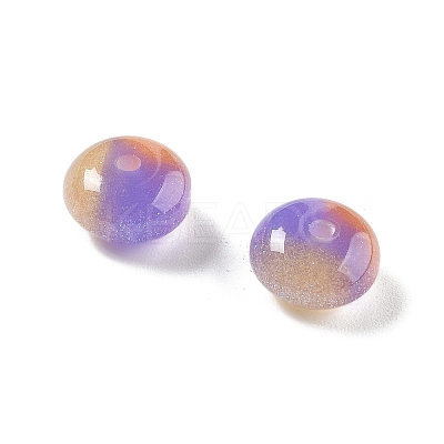 Two Tone Transparent Resin Beads RESI-S013-01A-1