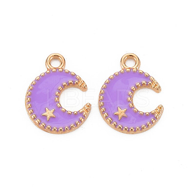 Alloy Enamel Pendants ENAM-S121-063E-1