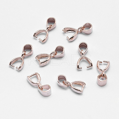 925 Sterling Silver Pendant Bails STER-E050-06RG-1