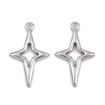 304 Stainless Steel Pendants STAS-L303-17P-1