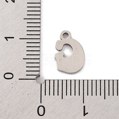 Non-Tarnish 201 Stainless Steel Charms STAS-U016-01P-G-1