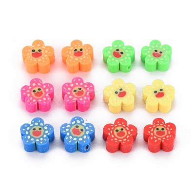 Handmade Polymer Clay Beads CLAY-S096-011-1