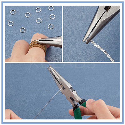 1Pc Carbon Steel Jewelry Pliers TOOL-SC0001-33-1