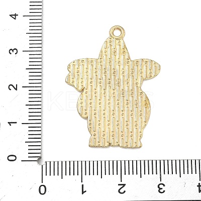 Easter Alloy Enamel Pendants ENAM-I082-02G-09-1