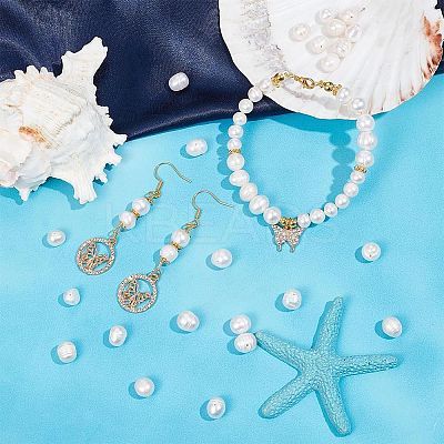 1 Strand Natural Cultured Freshwater Pearl Beads Strands PEAR-NB0002-48-1