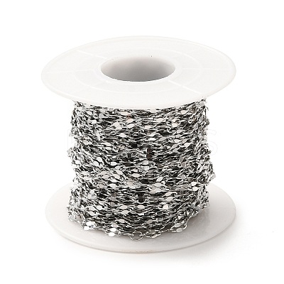 Tarnish Resistant 304 Stainless Steel Dapped Chains STAS-B040-01P-1