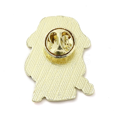 Girl Zinc Alloy Enamel Pin Brooch JEWB-R022-01C-1